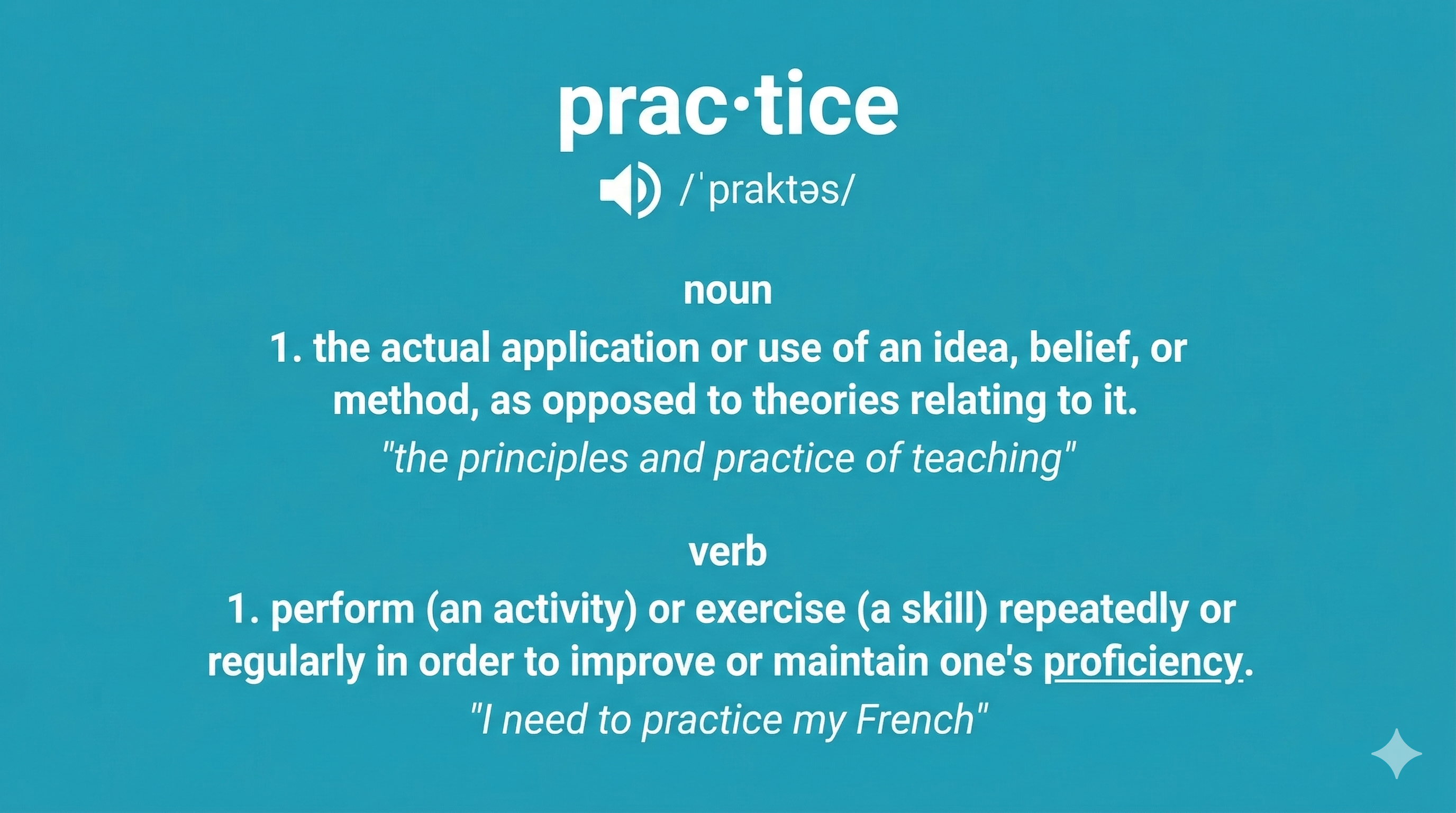In Practice — definition